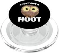 I Don't Give A Hoot Funny Googly Eyes Owl PopSockets PopGrip for MagSafe