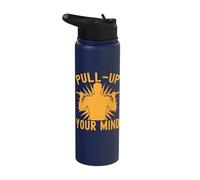 I Dont Give A Peep - Retro Birdie Saying Funny Bird Stainless Steel Insulated Water Bottle