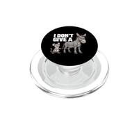 I Don't Give a Rats Ass Mouse Donkey Funny Sarcastic Animal PopSockets PopGrip for MagSafe