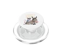 I Don't Give A Rats Donkey Mouse Sarcastic Humor PopSockets PopGrip for MagSafe