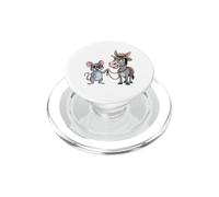 I Don't Give A Rats Donkey Mouse Sarcastic Humor PopSockets PopGrip for MagSafe