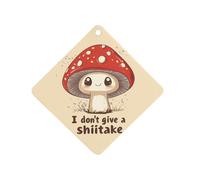 I Don't Give A Shiitake Car Air Freshener Ocean Scent Long Lasting Tablets for Auto Hanging Fragrance