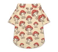 I Don't Give A Shiitake Dog Hawaiian Shirt Stretch Collar Button Down Pet Clothes for Small Medium Puppy