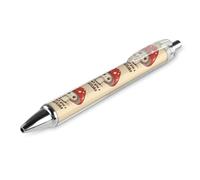 I Don't Give A Shiitake Retractable Ballpoint Pens Black Ink 0.5mm Fine Tip Ball Point Pencil Office Supplies