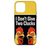 I Don't Give Two Clucks Funny Chickens Case for iPhone 12 mini
