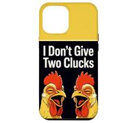 I Don't Give Two Clucks Funny Chickens Case for iPhone 12 Pro Max