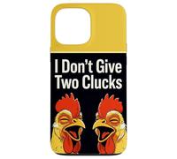 I Don't Give Two Clucks Funny Chickens Case for iPhone 13 Pro Max