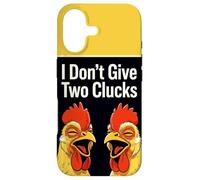 I Don't Give Two Clucks Funny Chickens Case for iPhone 17