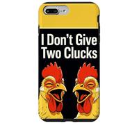 I Don't Give Two Clucks Funny Chickens Case for iPhone 7 Plus/8 Plus