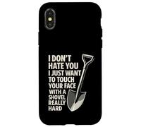 I Don't Hate You I Just Want To Touch Your Face Funny Case for iPhone X/XS