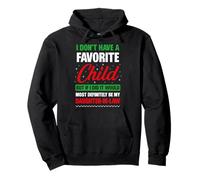 I Don't Have A Favorite Child Daughter-In-Law Christmas Pullover Hoodie
