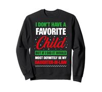 I Don't Have A Favorite Child Daughter-In-Law Christmas Sweatshirt