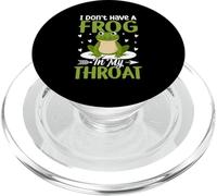 I Don't Have A Frog In My Throat PopSockets PopGrip for MagSafe