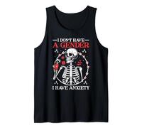 I Don't Have A Gender I Have Anxiety Nonbinary Non Binary Tank Top