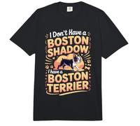 I Don't Have a Shadow I Have a Boston Terrier Bostie Comfort Colors Adult Heavyweight T-Shirt