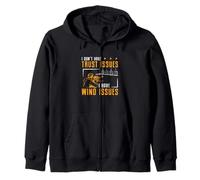 I Don't Have Trust Issues I Have Wind Issues Benchrest Lover Zip Hoodie
