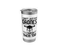 I Don't Just Fly Drones I Crash Them Too Stainless Steel Insulated Tumbler