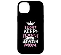 I Don't Keep Calm I'm A Jewish Mom Funny Hanukkah Jews Women Case for iPhone 14 Plus
