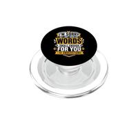 I Don't Know Any Words Small Enough For You To Understand PopSockets PopGrip for MagSafe