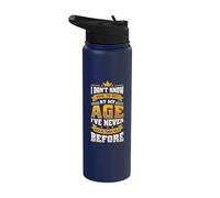 I Don't Know How to Act At My Age Funny Happy Birthday Stainless Steel Insulated Water Bottle