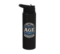 I Dont Know How to Act My Age Ive Never Been This Old Before Stainless Steel Insulated Water Bottle
