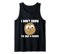 I Don't Know I'm Just A Potato Quirky Lazy Snack - Tank Top