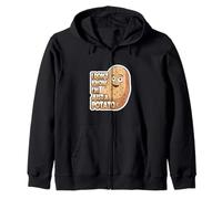I Don't Know I'm Just A Potato Quirky Lazy Snack |--- Zip Hoodie
