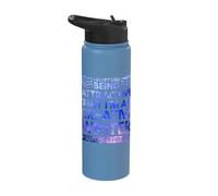 I Don't Like Being attactive but I'm a Creative Writer Stainless Steel Insulated Water Bottle