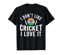 I Don't Like Cricket I Love It - Funny Indian Cricket Fan T-Shirt