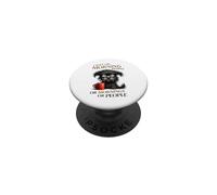 I Don't Like Morning People Coffee Dog PopSockets Adhesive PopGrip