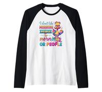 I Don't Like Morning People Or Mornings Raglan Baseball Tee