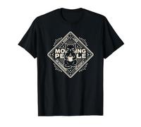 I Don't Like Mornings Vintage Caffeine Tomcat Humorous Value Graphic T-Shirt, Men, Black, M