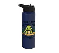 I Don't Like to Go Outside It's Too People Stainless Steel Insulated Water Bottle