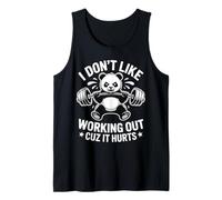 I Don't Like Working Out Cuz It Hurts Funny Gym Training Tank Top