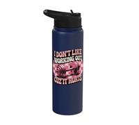 I Don't Like Working Out Cuz It Hurts Stainless Steel Insulated Water Bottle
