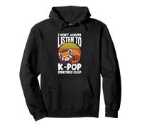 I Don't Listen To K-Pop Sometimes I Sleep Kawaii K-Pop Anime Pullover Hoodie