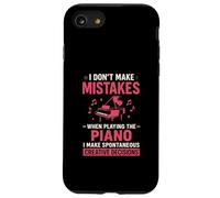 I Don't Make Mistakes Funny Piano Player Pianist Keyboardist Case for iPhone SE (2020) / 7/8