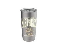 I Don't Make Mistakes I Make Saxophone Saxophonist Saxophone Stainless Steel Insulated Tumbler