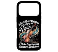 I Dont Make Mistakes Violin Spontaneous Creative Decisions Case for iPhone 17 Pro