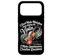 I Dont Make Mistakes Violin Spontaneous Creative Decisions Case for iPhone 17 Pro Max
