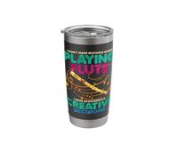 I Dont Make Mistakes When Playing A Flute Stainless Steel Insulated Tumbler