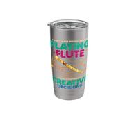 I Dont Make Mistakes When Playing A Flute Stainless Steel Insulated Tumbler