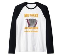 I Don't Make Mistakes When Playing The Accordion I Make Raglan Baseball Tee