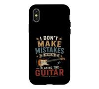 I Don't Make Mistakes When Playing The Guitar Musician Case for iPhone X/XS