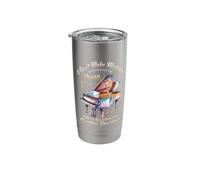 I Don't Make Mistakes When Playing The Piano Stainless Steel Insulated Tumbler