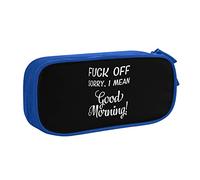 I Don't Mean to Be Rude But Shut Up and of f Pencil Bag Large Capacity Double Layer of Fice School Por Table Pencil Case