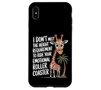 I Don't Meet the Height Requirement Emotional Roller Coaster Case for iPhone XS Max