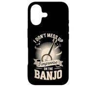 I Dont Mess Up I Improvise On The Banjo Player Case for iPhone 17