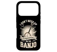 I Dont Mess Up I Improvise On The Banjo Player Case for iPhone 17 Pro