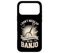 I Dont Mess Up I Improvise On The Banjo Player Case for iPhone 17 Pro Max